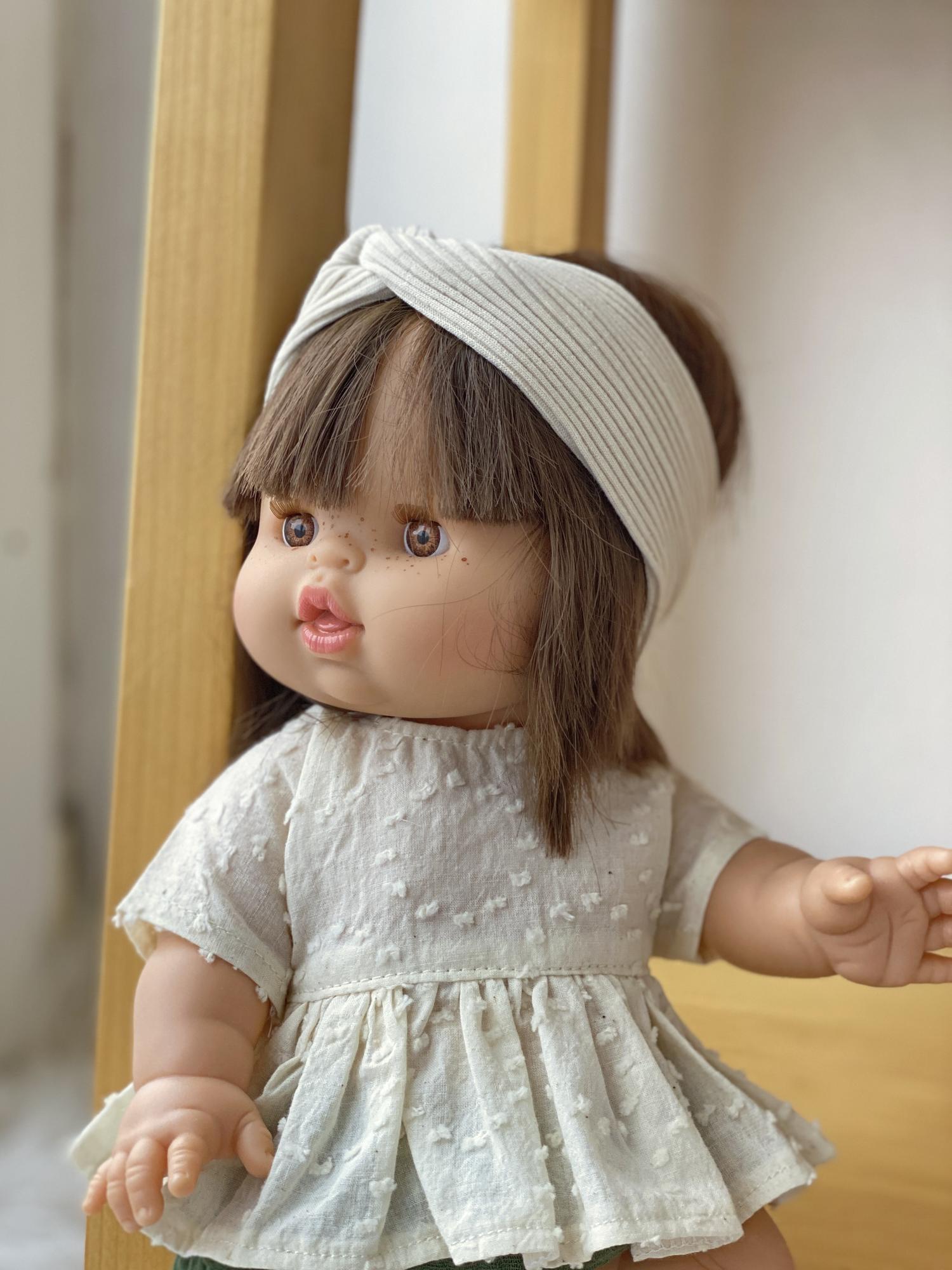 Блузка из фактурного батиста + шортики + повязка