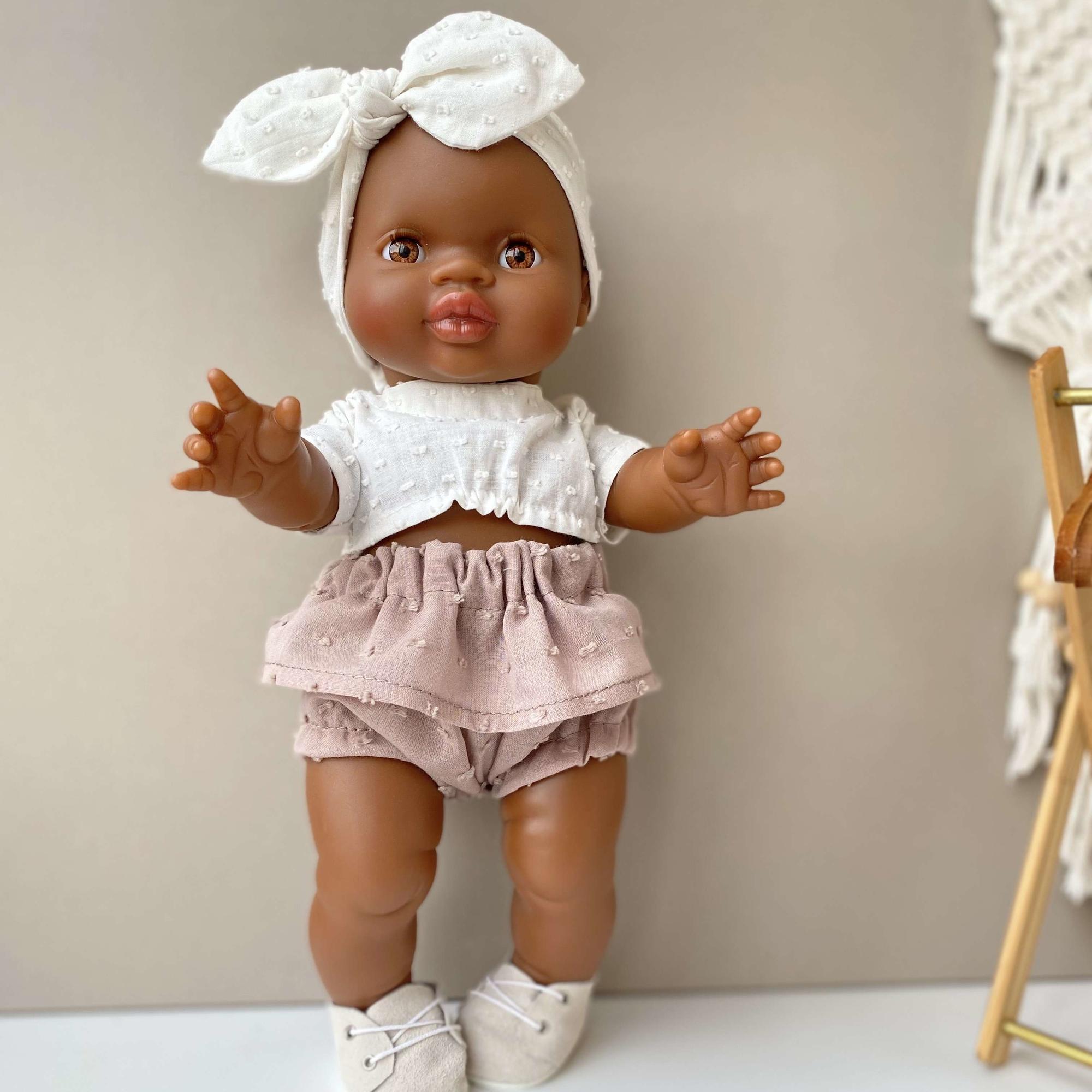 Топ + шортики + повязка