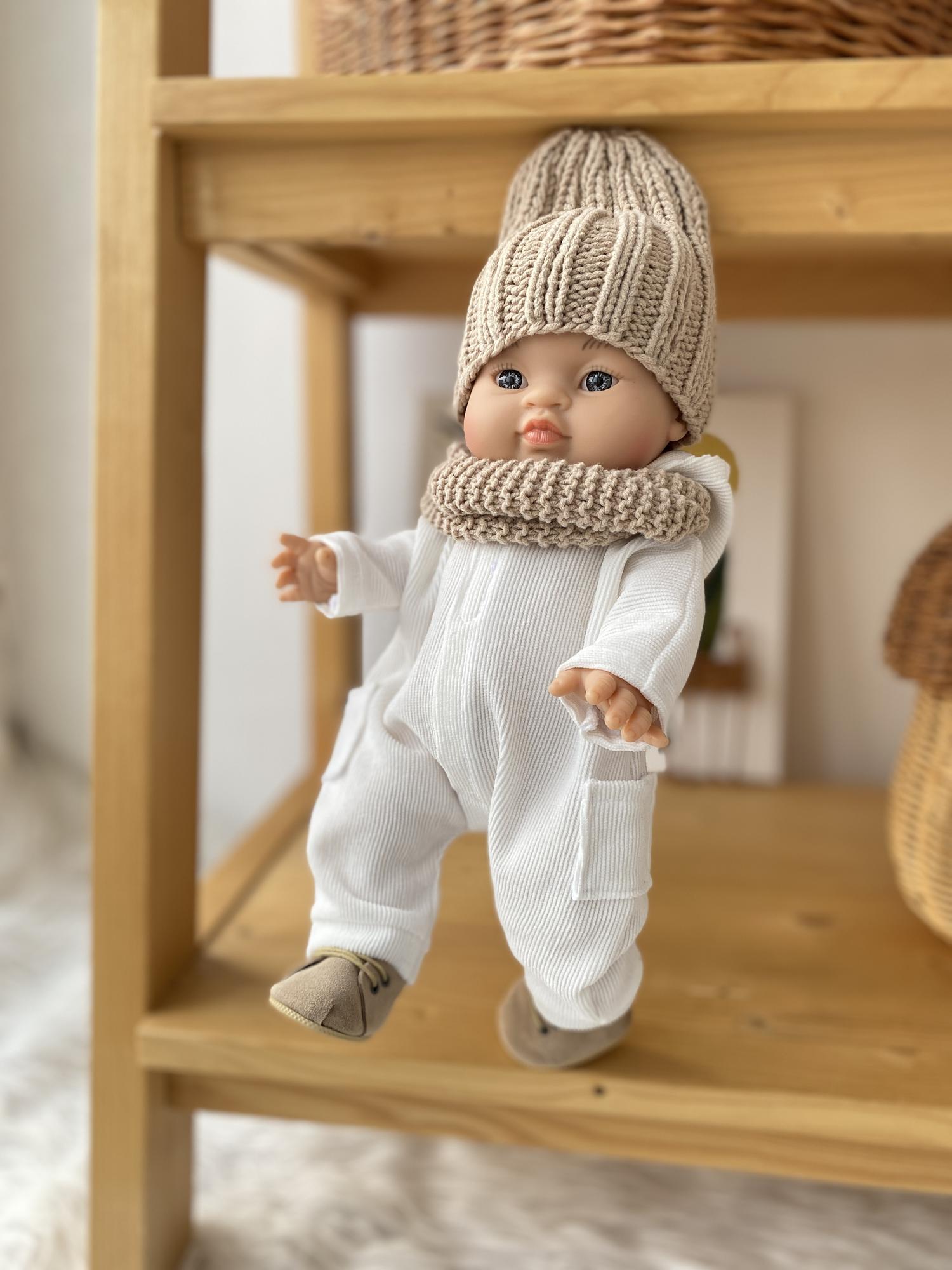 Комбинезон вельветовый с капюшоном