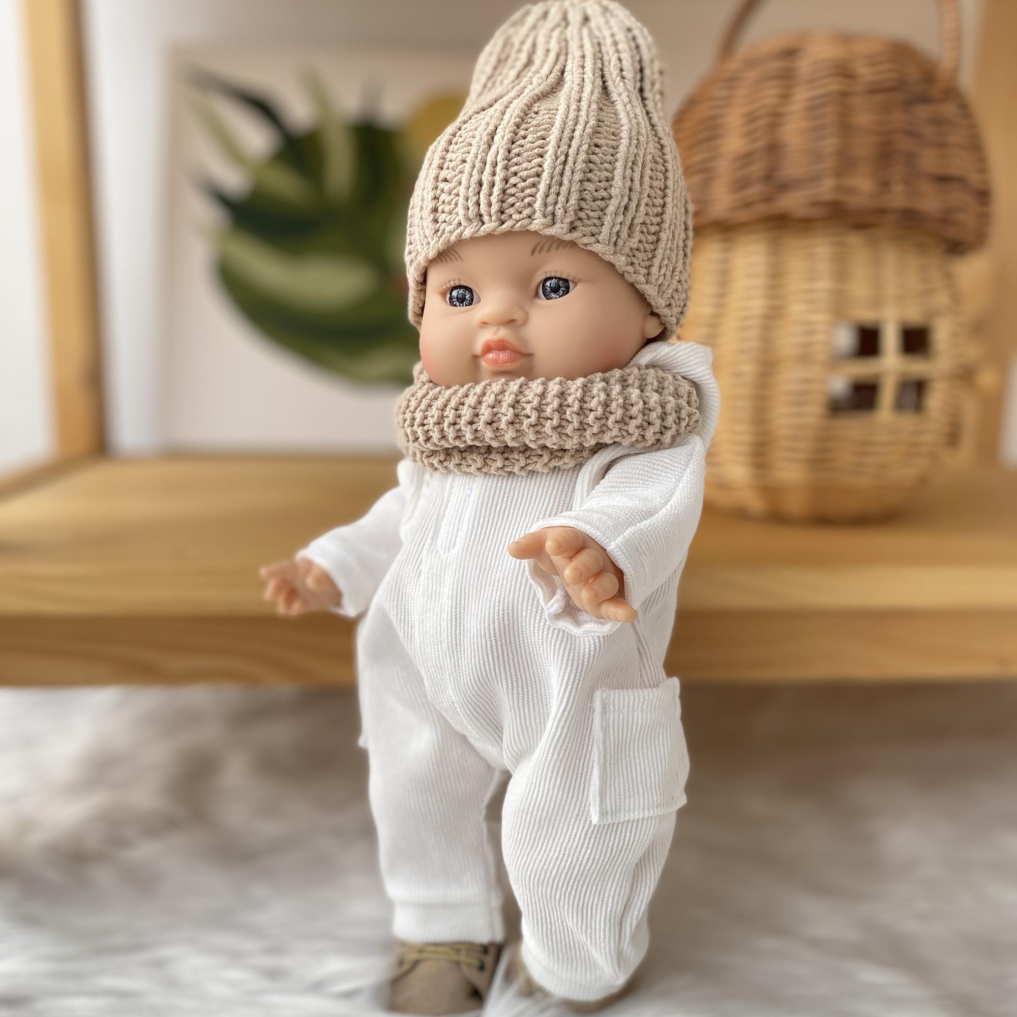 Комбинезон вельветовый с капюшоном