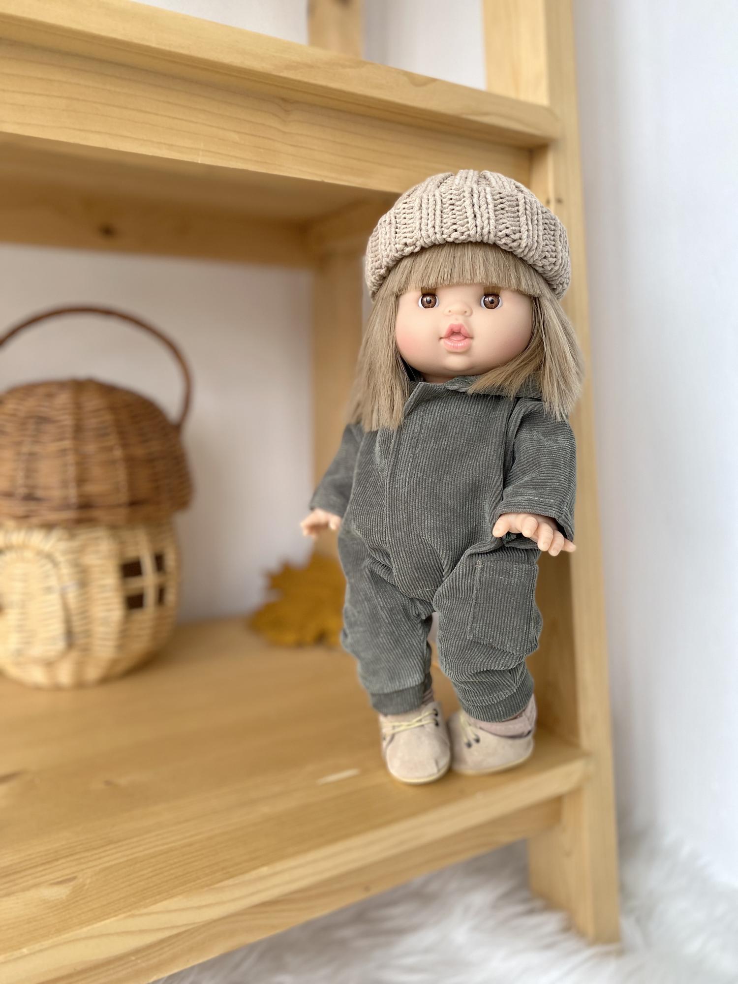 Комбинезон вельветовый с капюшоном